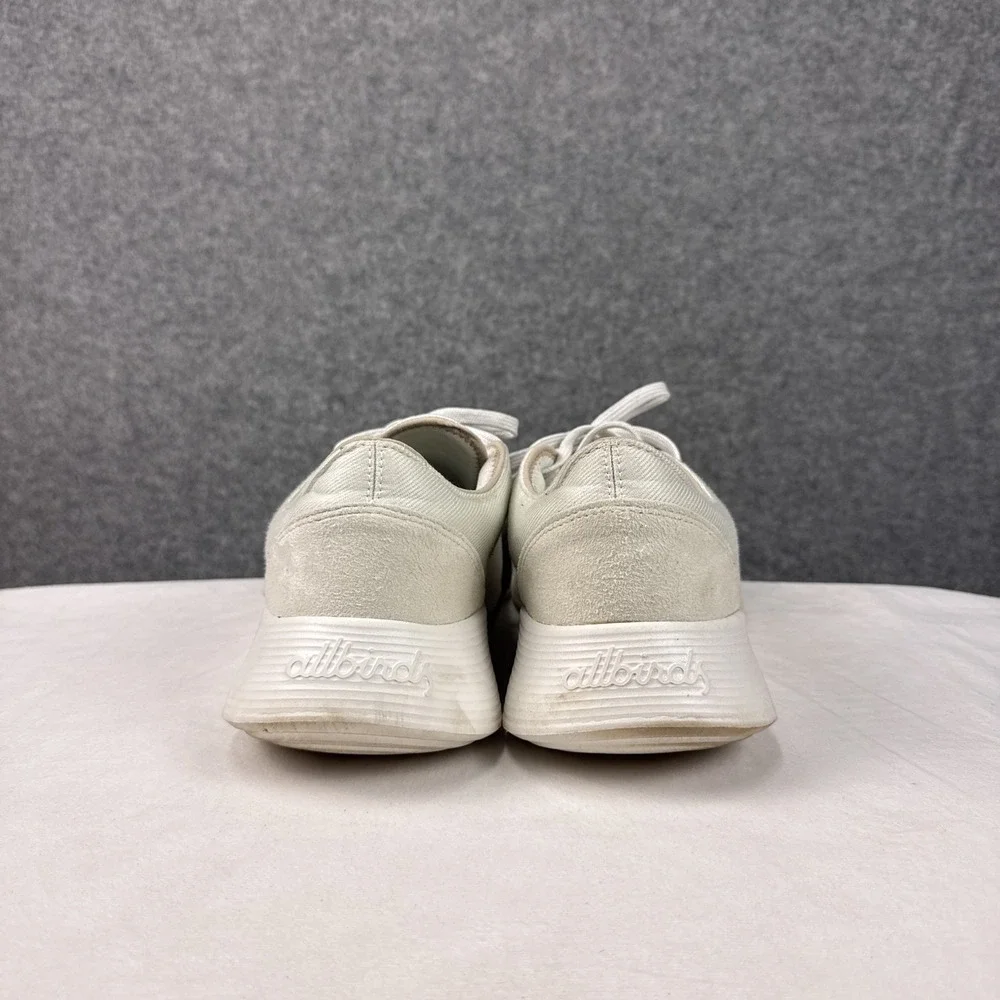 Allbirds Mens Tree Pipers Size 13 White Eucalyptus Fiber Casual Sneakers WR21M13